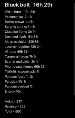 Pokemon Tcg Bulk Holos And Reverse Various Sets Vintage To Modern LP-M 560 Cards - Image 5