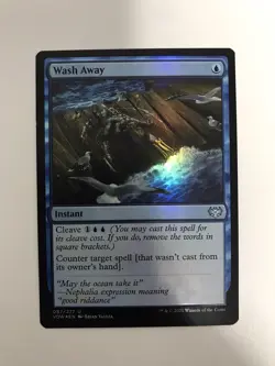 Wash Away Foil MTG Magic the Gathering Card NM Near Mint VOW - Image 1