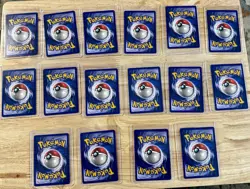 Vintage 1st Edition Pokemon 16 Card Lot Base Set Jungle (2) - Image 2