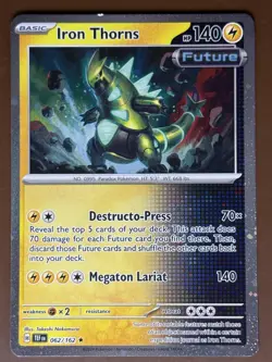 Iron Thorns #062/162 Cosmos Holo SV05: Temporal Forces Pokemon Card TCG - Image 1