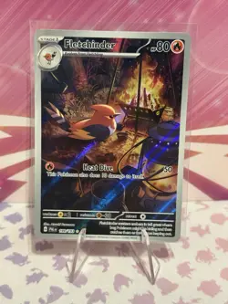 Pokemon Fletchinder Holo Card 199/193 Sv02 Paldea Evolved Near Mint - Image 1