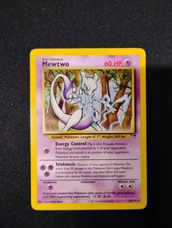Pokemon Mewtwo TCG Legendary Collection 29/110 Regular Rare Card NM - Image 1