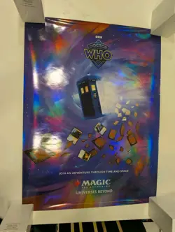 MTG Universes Beyond Doctor Who Retail Promo Foil Poster 18x24 Wizards Of The... - Image 2