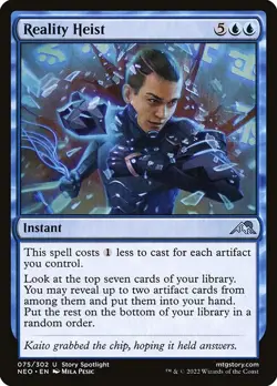 [MTG] Reality Heist (075) (NEO) LP-HP - Image 1
