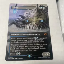 Deceit [New, Near Mint] Borderless {Lorwyn Eclipsed} MTG - Image 1