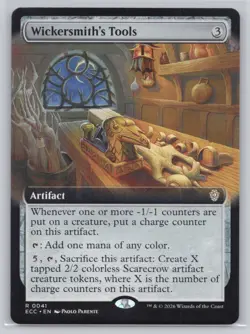 Wickersmith's Tools (Extended Art) R Commander: Lorwyn Eclipsed 41 NM - Image 1