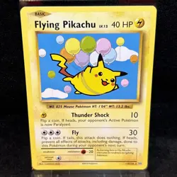 Flying Pikachu - 110/108 - Secret Rare English Pokemon XY Evolutions - Image 1