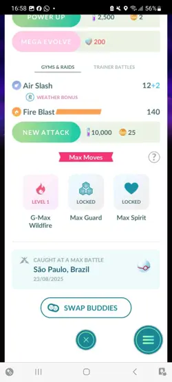 Pokemon Go Gigantamax Charzard ( Normal )( Background) - Image 2