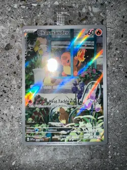 Pokemon TCG Charmander SVP044 Illustration Rare Black Star Promo Holo SEALED - Image 3