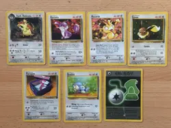 Pokemon Karten Sammlung | Pokemon Karten ~ Team Rocket Set - Vintage Very Good - Image 2