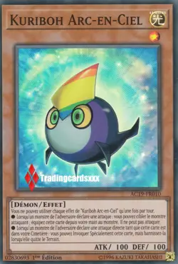 ♦Yu-Gi-Oh!♦ Kuriboh Arc-en-Ciel (Rainbow) : AC19-FR010 -VF/Super Rare- - Image 1