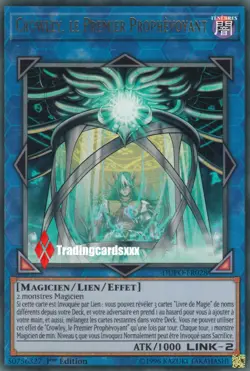 ♦Yu-Gi-Oh!♦ Crowley, le Premier Prophevoyant : DUPO-FR028 -VF/Ultra Rare- - Image 1