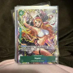 One Piece TCG Nami OP14-031 Alt Art SR The Azure Sea’s Seven English OP14 TCG - Image 1