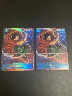 2x Kyros OP10-046 - One Piece Royal Blood Alt Art Both NM - Image 1