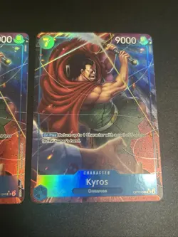 2x Kyros OP10-046 - One Piece Royal Blood Alt Art Both NM - Image 3