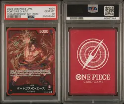 One PIece Portgas D. Ace Championship Set 2023 PSA 10 GEM MINT - Image 1