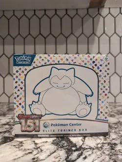 Pokemon TCG Pokemon 151 Pokemon Center Exclusive Elite Trainer Box ETB Sealed - Image 1