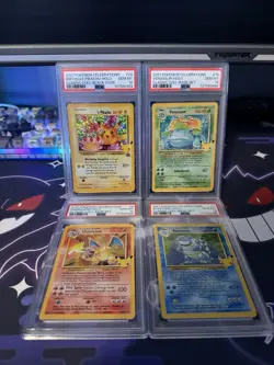 PSA 10 Sequential Set Pokemon Celebrations Pikachu Venusaur Charizard Blastoise - Image 1