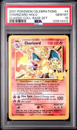 BIG 3 PSA 10 BLASTOISE 2 CHARIZARD 4 VENUSAUR 15 CELEBRATIONS HOLO POKEMON - Image 4