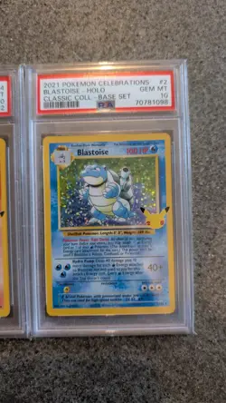 2021 Pokemon Celebrations Charizard Blastoise Venusaur Classic Base Set PSA 10 - Image 4