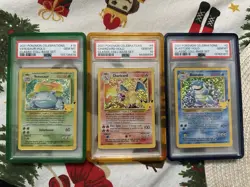 Pokemon Celebrations Big 3 Set Graded PSA 10 Charizard Blastoise Venusaur - Image 2