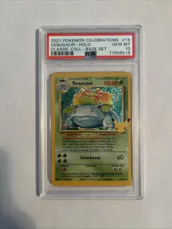 2021 Pokemon Celebrations Charizard Blastoise Venusaur Classic Base Set PSA 10 - Image 5