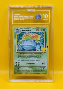 Vensaur 2021 Pokemon Sword & Shield Celebrations Classics #15/102 Holo TAG 10 - Image 4