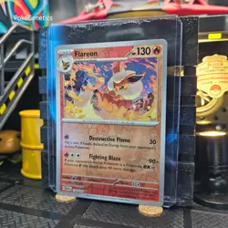 Flareon 151 Reverse Holo Pokemon TCG 136/165 Scarlet & Violet Rare - Image 2