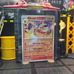 Flareon 151 Reverse Holo Pokemon TCG 136/165 Scarlet & Violet Rare - Image 3