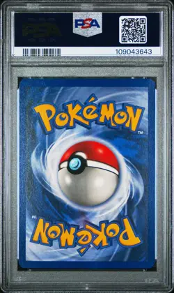 PSA 8 NM-MINT Pokemon TCG Hitmonchan Base Set 7/102 Holo Rare VINTAGE Slab - Image 2