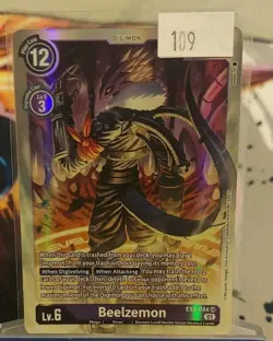 Digimon Card Game Beezlemon EX2-044 SR - Image 1