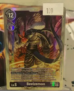 Digimon Card Game Beezlemon EX2-044 SR - Image 1