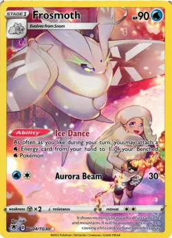 Pokemon TCG Frosmoth Astral Radiance Holo Ultra Rare Full Art Card TG04/TG30 VLP - Image 1