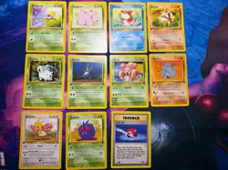 Pokemon 1st Edition Jungle Lot Of 11 Cards Common And Uncommon - Image 1
