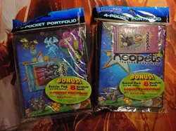 1x Sealed Neopets TCG 4 Pocket Card Binder + Base Booster Bundle, Ultra Pro 2004 - Image 3
