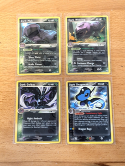 2004 EX Team Rocket Returns TRR vtg Nonholo Lot -4 Cards- Dragonair Weezing LP - Image 1
