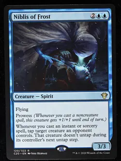 Magic TCG - Commander 2020 - Niblis of Frost - 120/322 - Rare - Regular LP/NM - Image 1