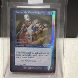 Bruvac the Grandiloquent Serialized #180/500 Ravnica Remastered NM MTG - Image 1