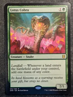 Lotus Cobra - Promo Pack - Zendikar Rising (MTG) - Image 1