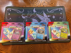 Pokemon TCG Prismatic Evolutions Tech Sticker Collection All 3 Sealed - Image 1