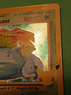 Pokemon Sword & Shield Celebrations Venusaur 15/102 Classic Collection Holo - Image 4