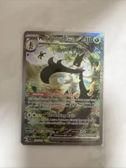 Pokemon TCG Scarlet & Violet Paldea Evolved: Meowscarada ex 256/193 SIR Card NM - Image 1