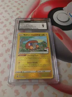 Pokemon TCG Radiant Charjabug Prize Pack Series 3 051/159 Holo CGC MINT 9 - Image 2