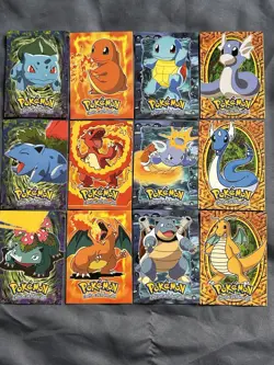 Huge Topps Pokemon Lot! Series 1 Set, Die Cuts Stickers, Puzzles, WOTC, Foils - Image 1