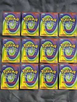 Huge Topps Pokemon Lot! Series 1 Set, Die Cuts Stickers, Puzzles, WOTC, Foils - Image 2