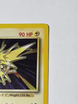 Pokemon TCG Zapdos Holo Base Set Rare Vintage LP 1999 WOTC - Image 5