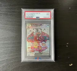 2023 POKEMON OBF EN-OBSIDIAN FLAMES ULTRA RARE #215 CHARIZARD EX PSA 9 - Image 1