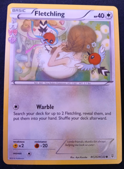 Pokemon Fletchling RC25/RC32 GEN Generations Radiant Collection LP/NM English - Image 1