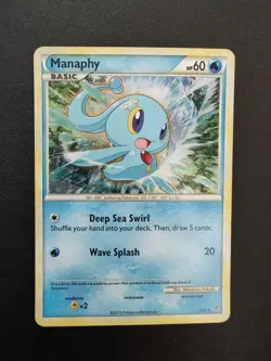 Pokemon Manaphy 3/95 HeartGold & Soulsilver HGSS Unleashed Holo Rare - Image 1