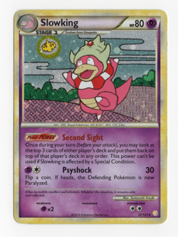 2010 Pokemon Slowking #12/123 HeartGold & SoulSilver Holo MP (See Desc) - Image 1